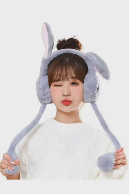 Moving High Quality Cute Bunny Ear Muff