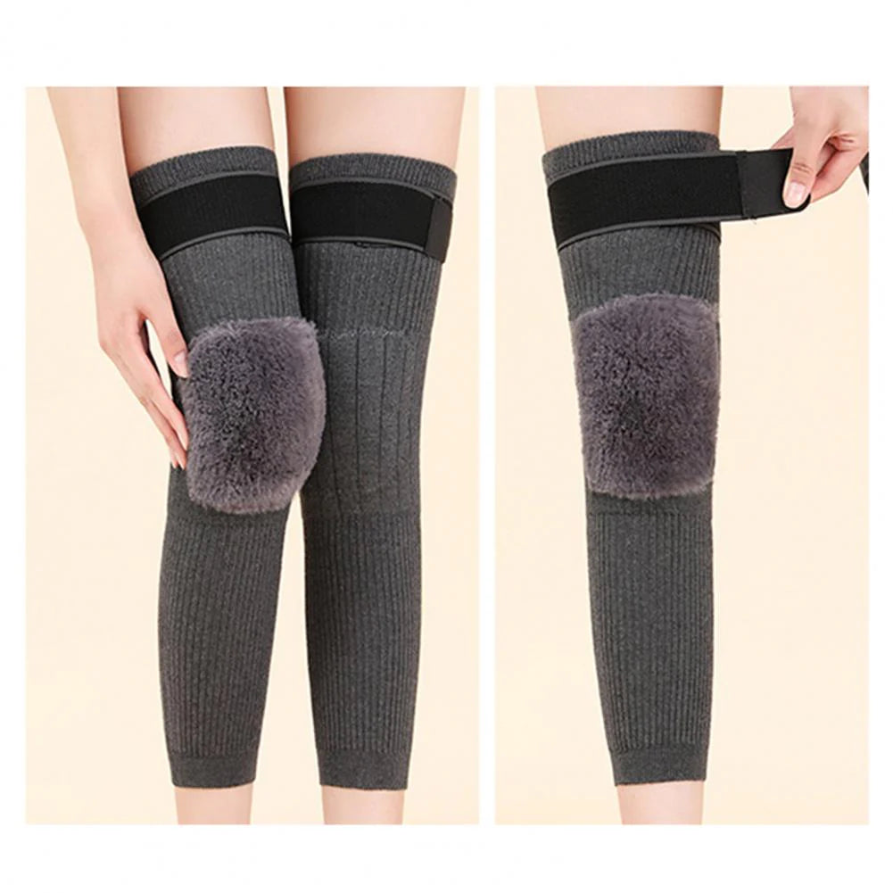 Woolen Knee Warmer with Soft Fleece Padding – Joint Pain Relief
